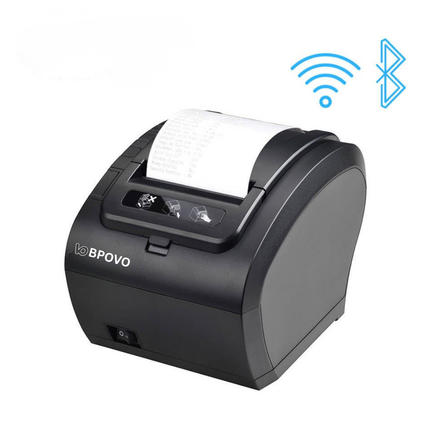 BPOVO BO-307 80mm Thermal POS Printer – USB, Bluetooth & Wi-Fi
