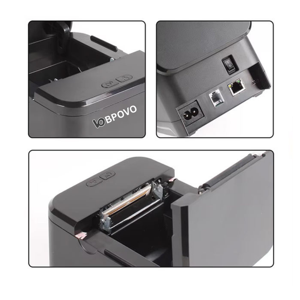 BPOVO BO-5801 58mm Compact Type-C POS Printer – Fast & Reliable
